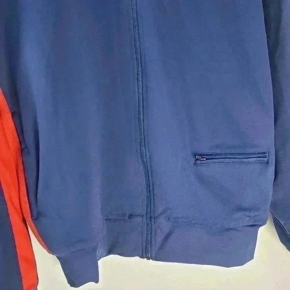 Speedo Red Blue Full Zip Jacket Sz Sm - Picture 5 of 8